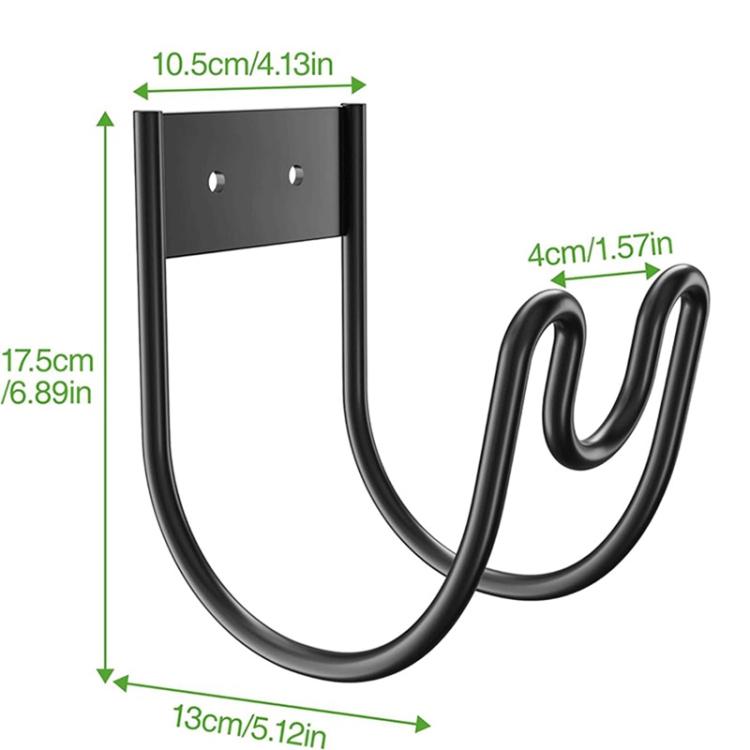 Gancio a U per tubo da giardino, staffa a parete per tubo dell'acqua., FS-24134