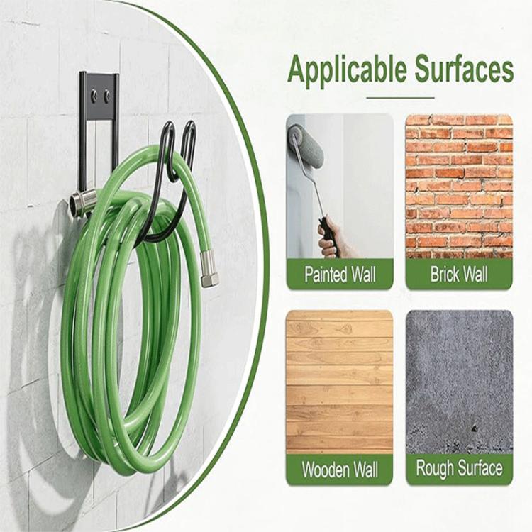 Gancio a U per tubo da giardino, staffa a parete per tubo dell'acqua., FS-24134