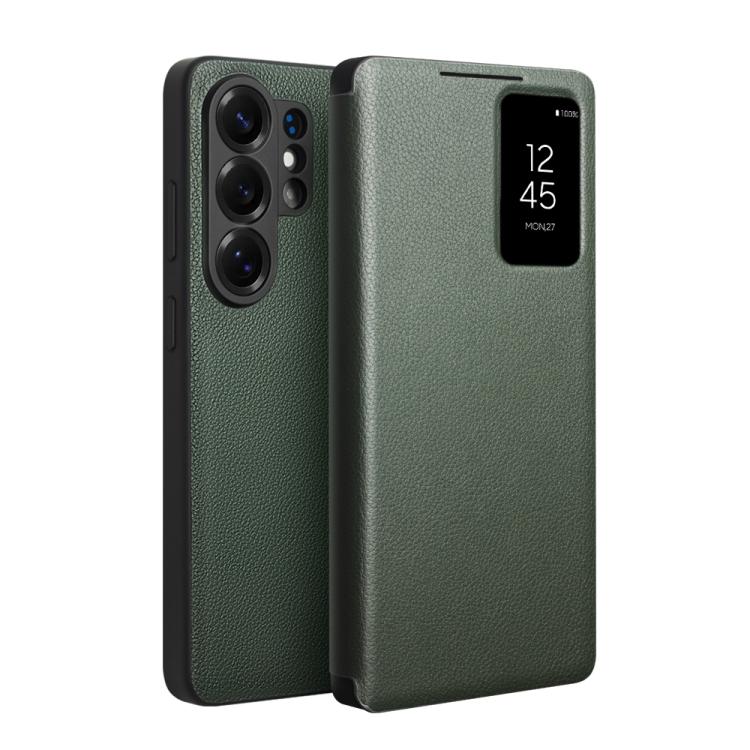 Custodia per telefono magnetica in vera pelle QIALINO, For Galaxy S26+ 5G, For Samsung Galaxy S26 Ultra 5G, For Galaxy S26 5G