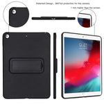 Custodia per tablet antiurto in PU con texture effetto pelle e supporto integrato., For iPad Air / Air 2 / 9.7 2017 / 2018