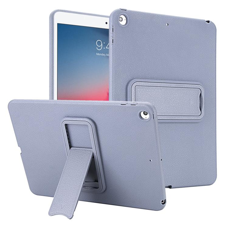 Custodia per tablet antiurto in PU con texture effetto pelle e supporto integrato., For iPad Air / Air 2 / 9.7 2017 / 2018