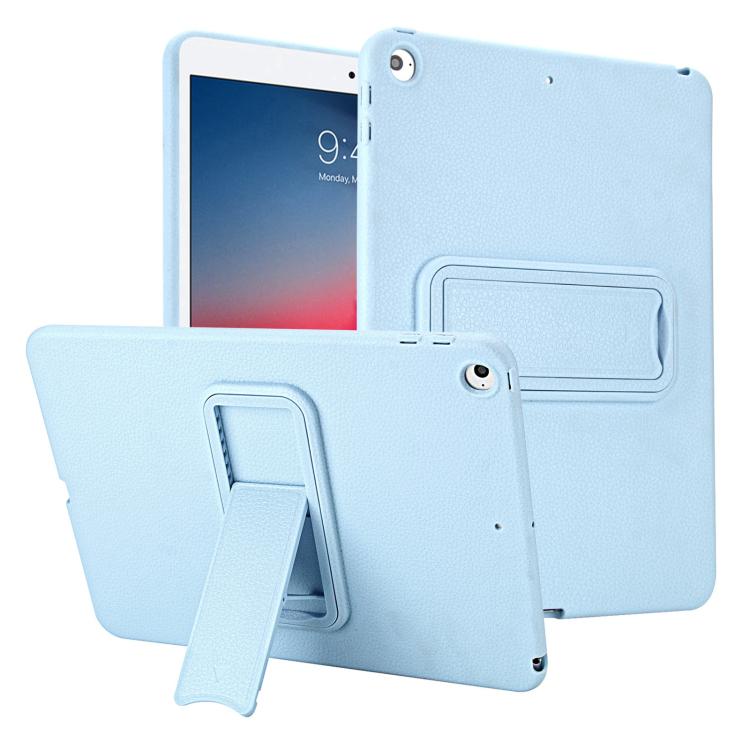 Custodia per tablet antiurto in PU con texture effetto pelle e supporto integrato., For iPad Air / Air 2 / 9.7 2017 / 2018