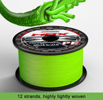 Filo da pesca intrecciato a 12 fili, extra resistente, in PE., 1.0# 220m, 1.2# 220m, 1.5# 220m, 2.0# 220m, 2.5# 220m, 3.0# 220m, 4.0# 220m, 5.0# 220m, 6.0# 220m