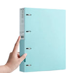 Raccoglitore/cartella portadocumenti formato A4, spesso, con quattro fori di fissaggio, Blue, Pink, Purple, Green, Blue with 50 Pages Inner Pocket, Purple with 50 Pages Inner Pocket, Pink with 50 Pages Inner Pocket, Green with 50 Pages Inner Pocket    ...