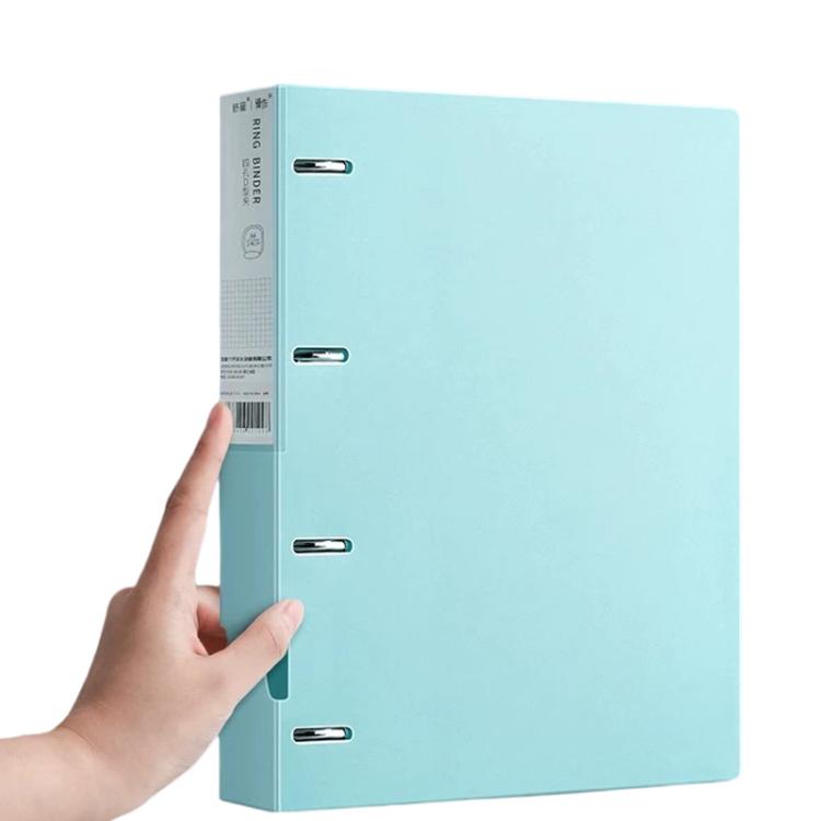 Raccoglitore/cartella portadocumenti formato A4, spesso, con quattro fori di fissaggio, Blue, Pink, Purple, Green, Blue with 50 Pages Inner Pocket, Purple with 50 Pages Inner Pocket, Pink with 50 Pages Inner Pocket, Green with 50 Pages Inner Pocket    ...