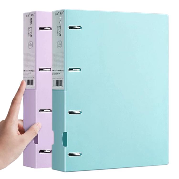 Raccoglitore/cartella portadocumenti formato A4, spesso, con quattro fori di fissaggio, Blue, Pink, Purple, Green, Blue with 50 Pages Inner Pocket, Purple with 50 Pages Inner Pocket, Pink with 50 Pages Inner Pocket, Green with 50 Pages Inner Pocket    ...