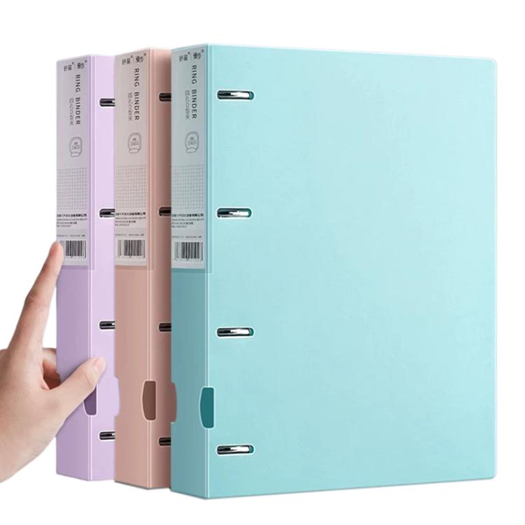 Raccoglitore/cartella portadocumenti formato A4, spesso, con quattro fori di fissaggio, Blue, Pink, Purple, Green, Blue with 50 Pages Inner Pocket, Purple with 50 Pages Inner Pocket, Pink with 50 Pages Inner Pocket, Green with 50 Pages Inner Pocket    ...