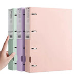 Raccoglitore/cartella portadocumenti formato A4, spesso, con quattro fori di fissaggio, Blue, Pink, Purple, Green, Blue with 50 Pages Inner Pocket, Purple with 50 Pages Inner Pocket, Pink with 50 Pages Inner Pocket, Green with 50 Pages Inner Pocket    ...