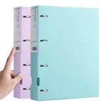 Raccoglitore/cartella portadocumenti formato A4, spesso, con quattro fori di fissaggio, 4pcs with Hole Puncher, 4pcs, 4pcs with 100 Pages Inner Pocket, Blue+Green with Hole Puncher, Blue+Pink with Hole Puncher, Blue+Purple with Hole Puncher            ...