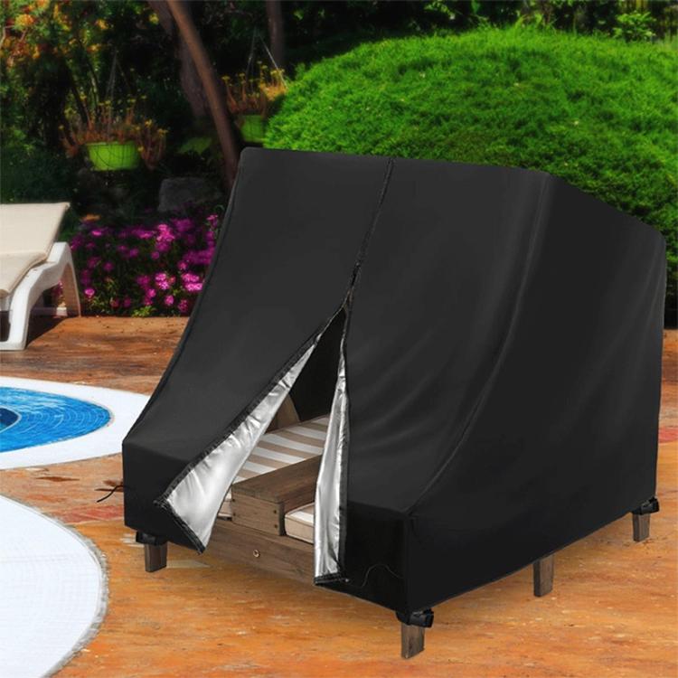 Telo di copertura impermeabile per lettino doppio in legno da esterno, protezione per mobili da giardino., FS-24117