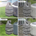 Copertura isolante impermeabile e antipolvere per pompa di vasca idromassaggio gonfiabile, protezione per riscaldatore., FS-2483
