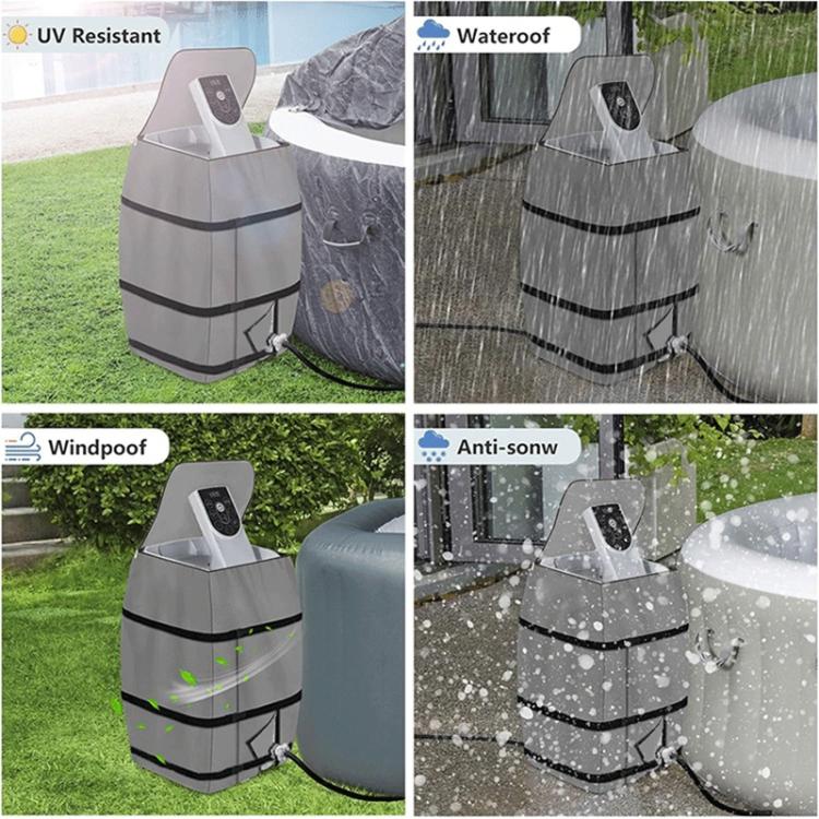 Copertura isolante impermeabile e antipolvere per pompa di vasca idromassaggio gonfiabile, protezione per riscaldatore., FS-2483