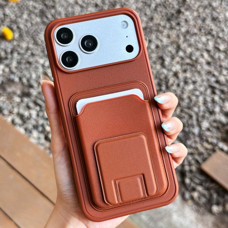 Portafoglio quadrato pieghevole con porta carte e custodia per telefono., For iPhone 17 Pro Max, For iPhone 17 Pro, For iPhone 17