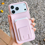 Portafoglio quadrato pieghevole con porta carte e custodia per telefono., For iPhone 17 Pro Max, For iPhone 17 Pro, For iPhone 17