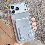 Portafoglio quadrato pieghevole con porta carte e custodia per telefono., For iPhone 17 Pro Max, For iPhone 17 Pro, For iPhone 17