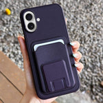 Portafoglio quadrato pieghevole con porta carte e custodia per telefono., For iPhone 17 Pro Max, For iPhone 17 Pro, For iPhone 17