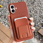 Portafoglio quadrato pieghevole con porta carte e custodia per telefono., For iPhone 17 Pro Max, For iPhone 17 Pro, For iPhone 17