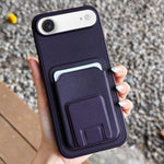 Portafoglio quadrato pieghevole con porta carte e custodia per telefono., For iPhone Air, For iPhone 16 Pro Max, For iPhone 16 Pro