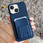 Portafoglio quadrato pieghevole con porta carte e custodia per telefono., For iPhone 14 Plus, For iPhone 14, For iPhone 14 Pro