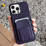 Portafoglio quadrato pieghevole con porta carte e custodia per telefono., For iPhone 14 Plus, For iPhone 14, For iPhone 14 Pro