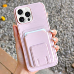 Portafoglio quadrato pieghevole con porta carte e custodia per telefono., For iPhone 14 Plus, For iPhone 14, For iPhone 14 Pro