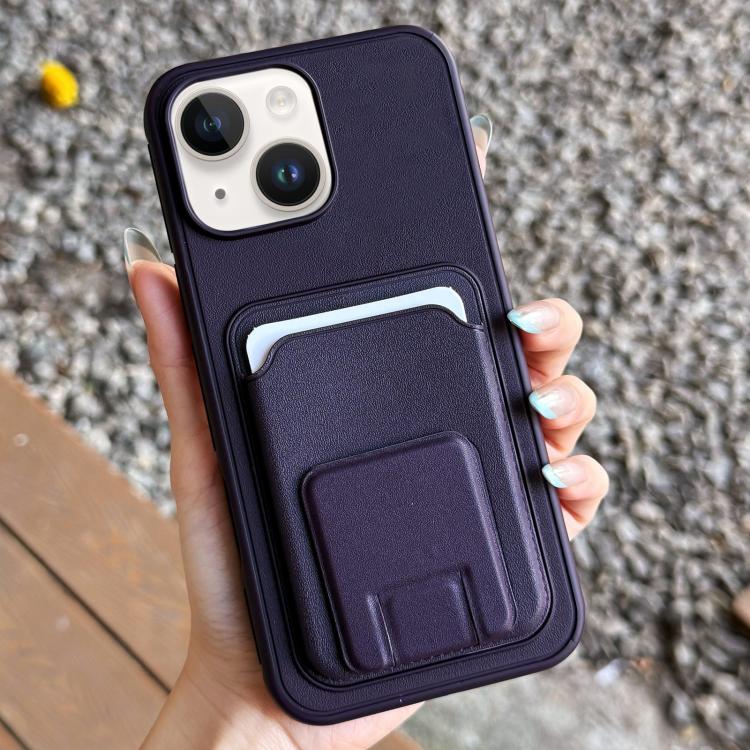 Portafoglio quadrato pieghevole con porta carte e custodia per telefono., For iPhone 14 Plus, For iPhone 14, For iPhone 14 Pro