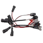 7 pezzi / Confezione Cavo tester iniettori Common Rail per Bosch Denso Delphi Siemens Adattatore per ugello Cavi