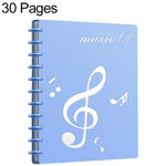 Raccoglitore per spartiti musicali a forma di fungo, formato A4, con linguette indice., Black 20 Pages, Black 30 Pages, Pink 30 Pages, Blue 30 Pages, Pink 30 Pages+Pen+Notebook, Blue 30 Pages+Pen+Notebook, Black 40 Pages, Black 40 Pages+Pen+Notebook   ...