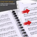 Raccoglitore spartiti musicali A4 a forma di fungo
