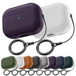 Custodia per auricolari XDcase in TPU con texture litchi e fibbia., For AirPods Pro 3, For AirPods 4, For AirPods Pro 2 / 1