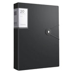 Cartella portadocumenti A4 con tasca interna trasparente e fibbia., 20 Pockets, 30 Pockets, 40 Pockets
