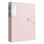 Cartella portadocumenti A4 con tasca interna trasparente e fibbia., 20 Pockets, 30 Pockets, 40 Pockets