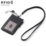 KB175 Portafoglio porta carte in vera pelle con fibbia a estrazione rapida e protezione RFID.
