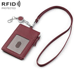 KB175 Portafoglio porta carte in vera pelle con fibbia a estrazione rapida e protezione RFID.