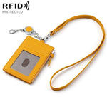 KB175 Portafoglio porta carte in vera pelle con fibbia a estrazione rapida e protezione RFID.