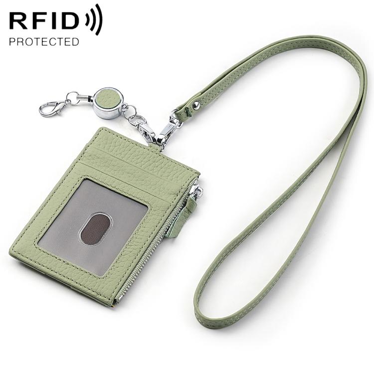 KB175 Portafoglio porta carte in vera pelle con fibbia a estrazione rapida e protezione RFID.