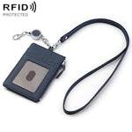 KB175 Portafoglio porta carte in vera pelle con fibbia a estrazione rapida e protezione RFID.
