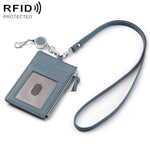 KB175 Portafoglio porta carte in vera pelle con fibbia a estrazione rapida e protezione RFID.
