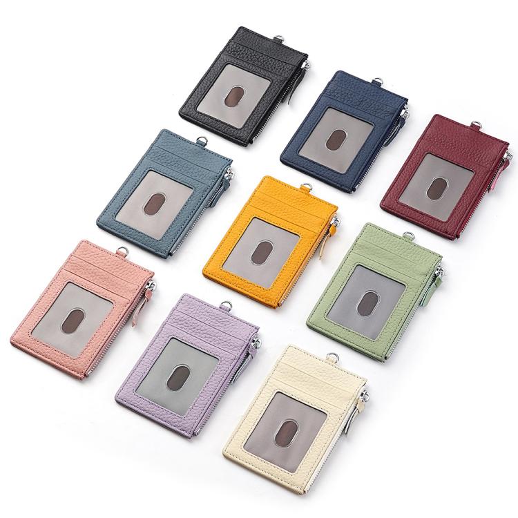 KB175 Portafoglio porta carte in vera pelle con fibbia a estrazione rapida e protezione RFID.
