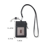 KB175 Portafoglio porta carte in vera pelle con fibbia a estrazione rapida e protezione RFID.