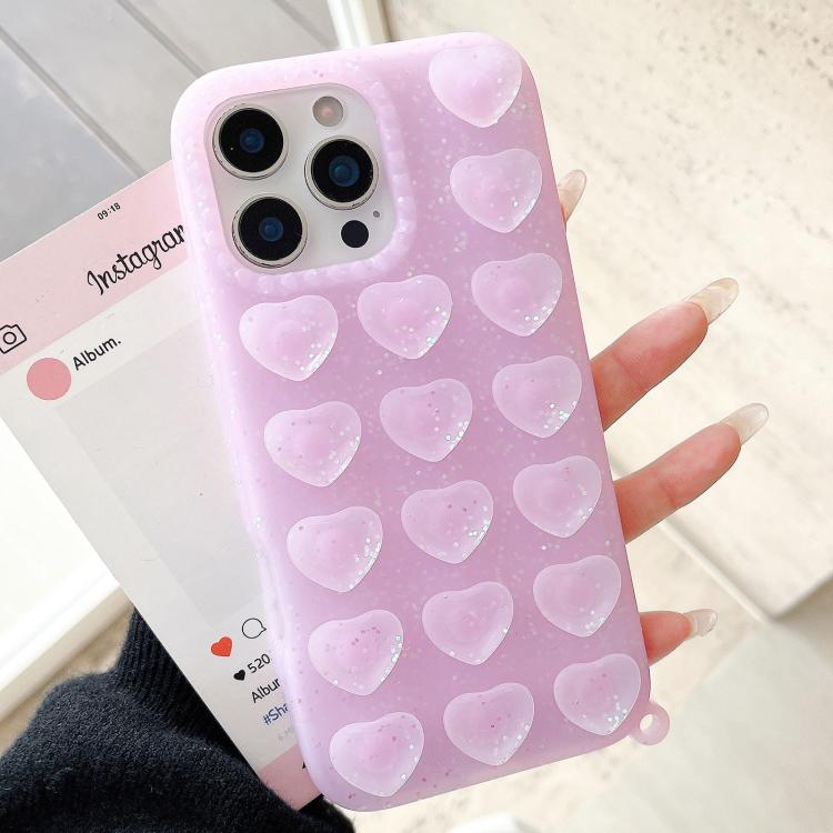 Cover per telefono traslucida con glitter e ventosa a forma di cuore, For iPhone 17 Pro Max, For iPhone 17 Pro, For iPhone 17, For iPhone Air