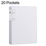 Cartella portadocumenti interna traslucida formato A4 con tasca interna, 20 Pockets, 30 Pockets, 40 Pockets, 60 Pockets