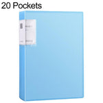 Cartella portadocumenti interna traslucida formato A4 con tasca interna, 20 Pockets, 30 Pockets, 40 Pockets, 60 Pockets