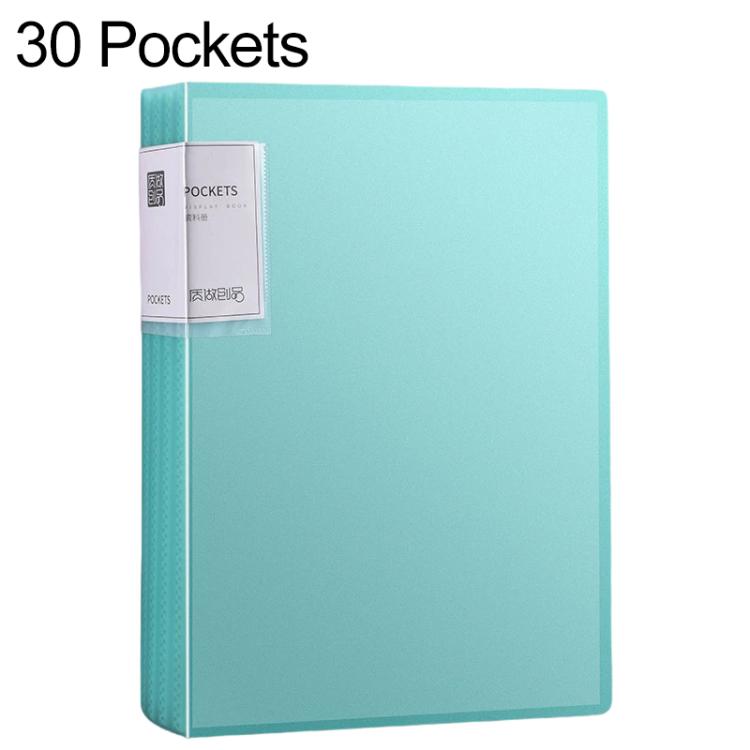 Cartella portadocumenti interna traslucida formato A4 con tasca interna, 20 Pockets, 30 Pockets, 40 Pockets, 60 Pockets