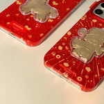 Custodia per telefono in PC + TPU con motivi tradizionali di buon auspicio per il Capodanno cinese., For iPhone 17 Pro Max, For iPhone 17 Pro