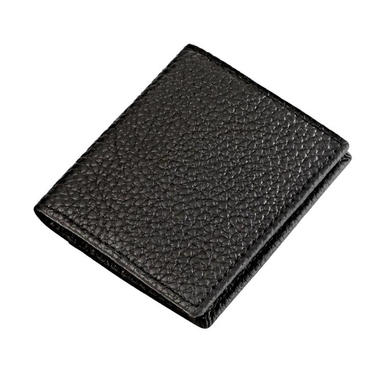 Portamonete in pelle bovina pieno fiore con fibbia