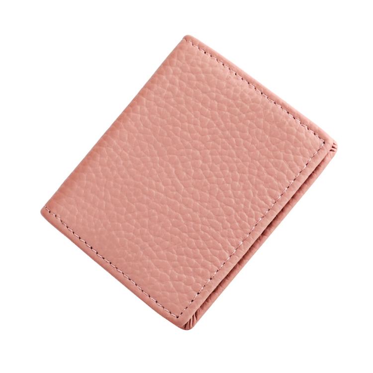 Portamonete in pelle bovina pieno fiore con fibbia