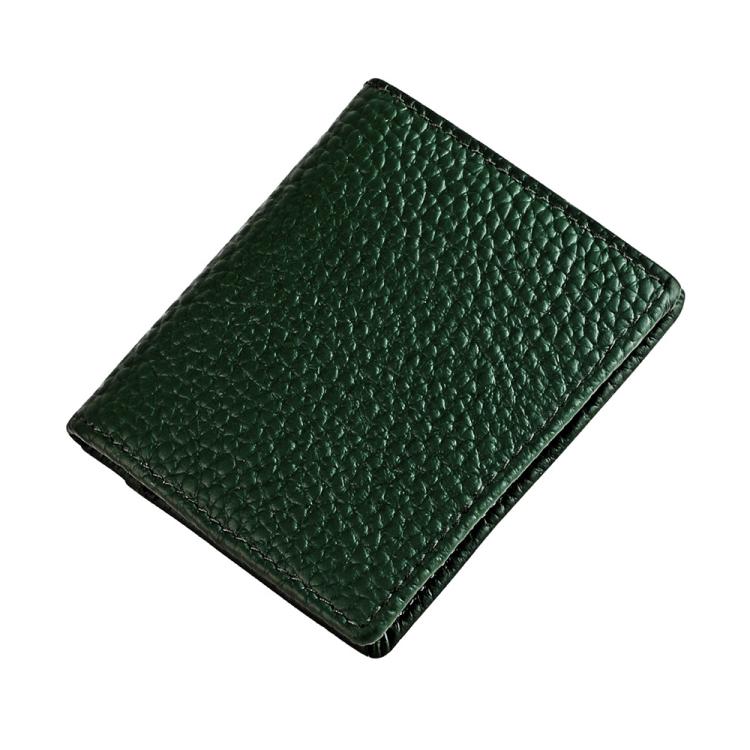 Portamonete in pelle bovina pieno fiore con fibbia