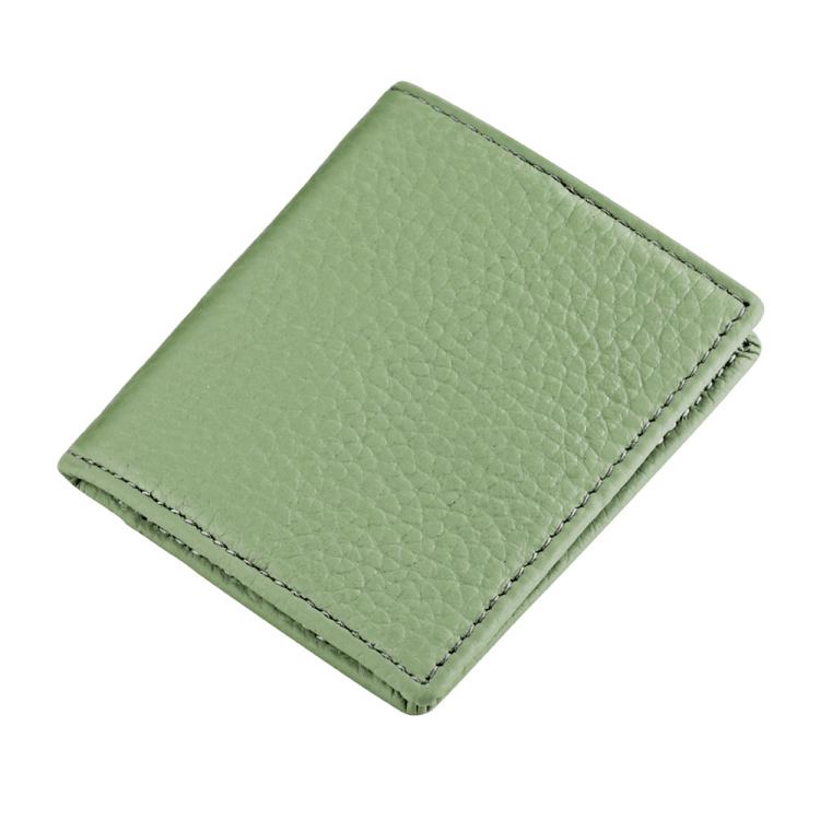 Portamonete in pelle bovina pieno fiore con fibbia