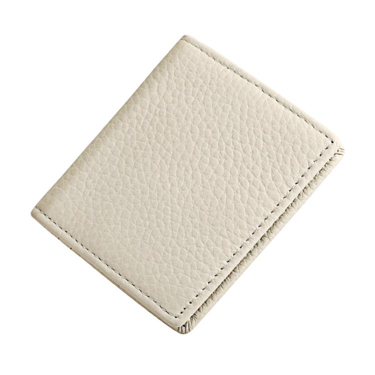 Portamonete in pelle bovina pieno fiore con fibbia